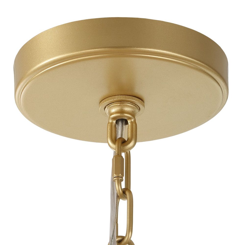 Vanier Ceramic Five Light Cluster Pendant
